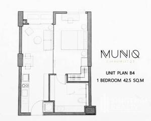 For SALE : MUNIQ Sukhumvit 23 / 1 Bedroom / 1 Bathrooms / 44 sqm / 9500000 THB [7309532]