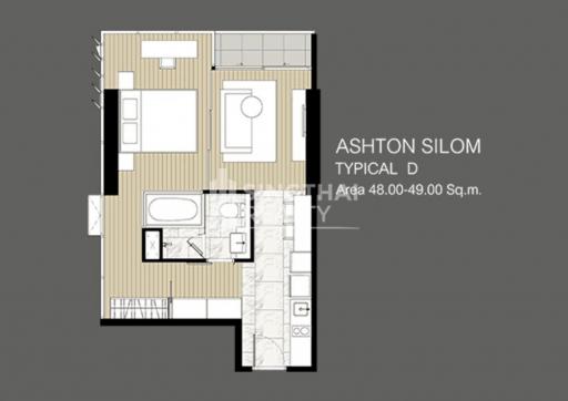 For SALE : Ashton Silom / 1 Bedroom / 1 Bathrooms / 49 sqm / 11900000 THB [S10151]