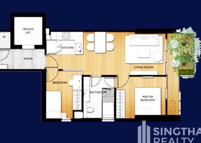 For SALE : Siamese Exclusive Sukhumvit 31 / 2 Bedroom / 1 Bathrooms / 71 sqm / 12400000 THB [7727264]