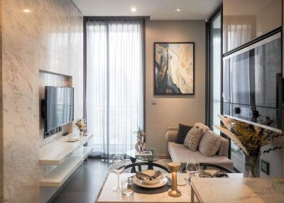 For SALE : The Esse at Singha Complex / 1 Bedroom / 1 Bathrooms / 36 sqm / 13400000 THB [S11276]