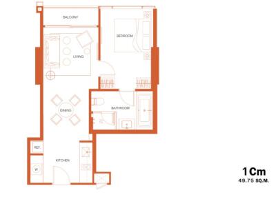 For SALE : KHUN by YOO inspired by Starck / 1 Bedroom / 1 Bathrooms / 51 sqm / 19500000 THB [7117407]