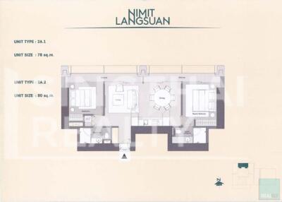 For SALE : Nimit Langsuan / 2 Bedroom / 2 Bathrooms / 79 sqm / 39000000 THB [4250477]