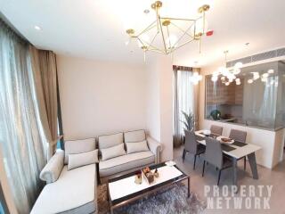 2 Bedrooms 2 Bathrooms Size 90sqm. The Esse Asoke for Rent 89,000 THB