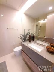 2 Bedrooms 2 Bathrooms Size 90sqm. The Esse Asoke for Rent 89,000 THB