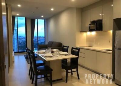 2 Bedrooms 2 Bathrooms Size 75sqm. Noble Ploenchi for Rent 65,000 THB