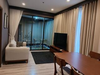 2 Bedrooms 1 Bathroom Size 55sqm. Ideo Mobi Asok for Rent 37,000 THB