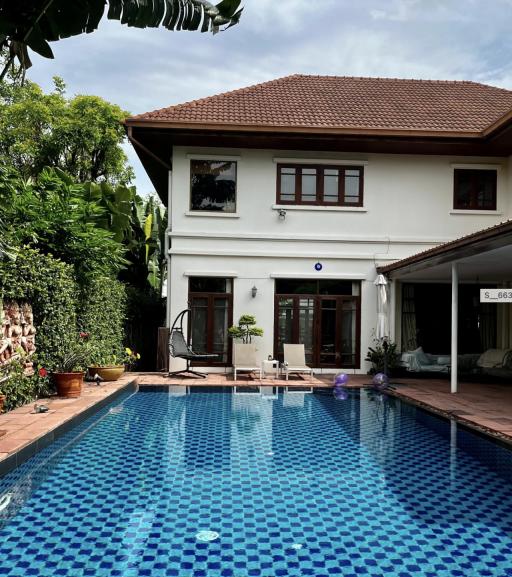 Panya Village - 4 bedrooms 5 bathrooms - 500sqm - For rent: 150,000THB/Month negotiable