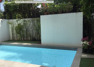 Single house with private pool - 4 bed 5 bath - 400 sqm - For rent: ฿170,000/Monthly