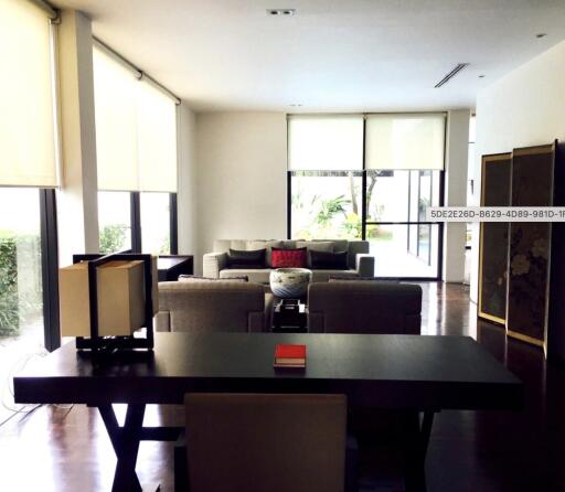 Single house with private pool - 4 bed 5 bath - 400 sqm - For rent: 180,000THB(unfurnished 170,000THB)