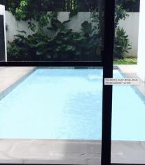 Single house with private pool - 4 bed 5 bath - 400 sqm - For rent: 180,000THB(unfurnished 170,000THB)