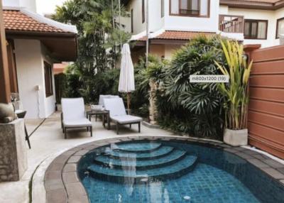 Single House with private pool - 5 bedrooms 6 bathrooms - 400sqm - For rent: 600,000THB/Month