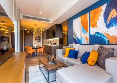 1 Bedroom 1 Bathroom, 54 sqm,Rental 65,000thb/month, MUNIQ Langsuan Condominium