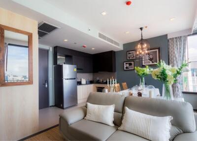 Edge Sukhumvit 23, 2 Bedrooms 2 Bathrooms, Size 62.92 sqm, Rental 55,000 thb, Sale MTB 16,590,000