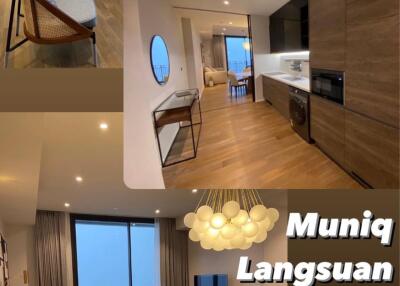 2 Bedrooms 2 Bathrooms Size 94sqm. MUNIQ Langsuan for Rent 120,000 THB