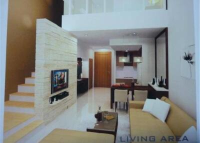 1 Bedroom 1 Bathroom Size 73sqm The Emporio Place for Rent 40,000THB