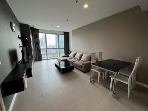 1 Bedroom 1 Bathroom Size 62sqm. The River for Rent 30,000 THB