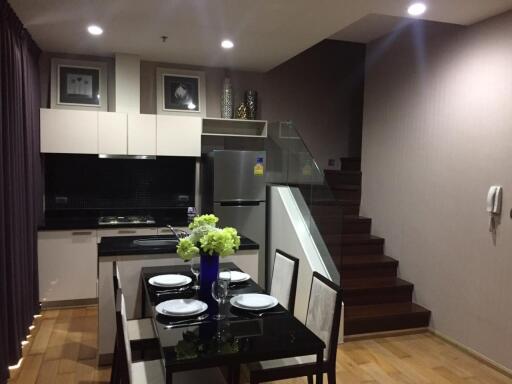 2 Bedrooms 2 Bathrooms Size 70sqm. Fuse Sathon-Taksin for Rent 28,000 THB for Sale 8.4mTHB