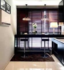 1 Bedroom 1 Bathroom Size 45sqm Rhythm Sukhumvit 44 for Rent 28,000THB