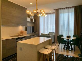 2 Bedrooms 2 Bathrooms Size 76sqm. Esse Asoke for Rent 70,000 THB