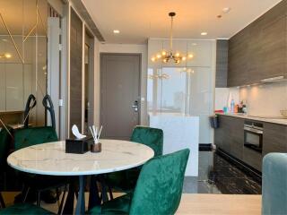 2 Bedrooms 2 Bathrooms Size 76sqm. Esse Asoke for Rent 70,000 THB