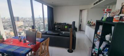 2 Bedrooms 2 Bathrooms Size 77sqm. Nara 9 for Rent 45,000 THB