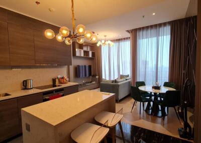 2 Bedrooms 2 Bathrooms Size 100sqm. Esse Asoke for Rent 70,000 THB