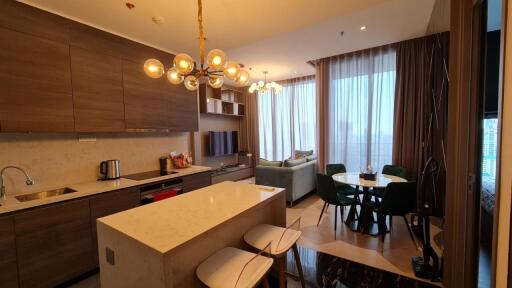 2 Bedrooms 2 Bathrooms Size 100sqm. Esse Asoke for Rent 70,000 THB