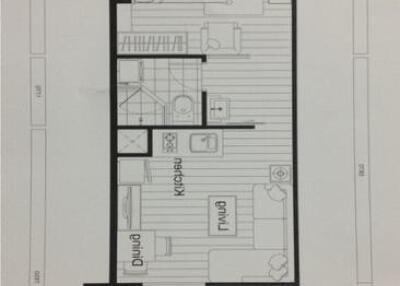 P17CR2005050 จามจุรี สแควร์ เรสซิเด้นส์ 1 Bed