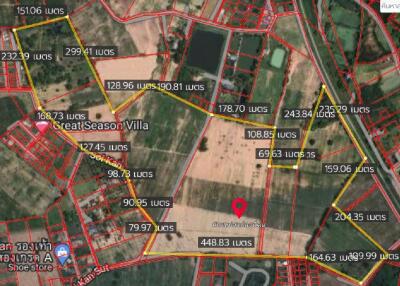 310,400 Sqm. Land listed for ฿ 970,000,000.