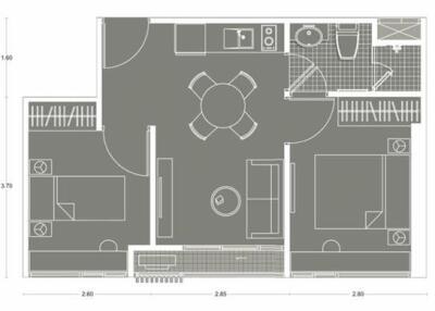 P35CA2205392 โนเบิล รีวอลฟ์ รัชดา 2 2 Bed