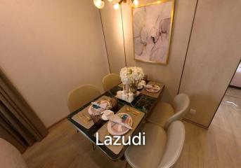 2 Bed 1 Bath 53.91 SQ.M Quinn Sukhumvit 101