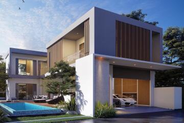 Palm Lakeside Villas - 3 Bed 3 Bath with Private Pool