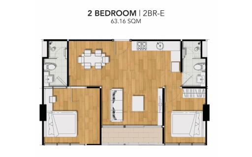 Sea Zen - 2 Bed 2 Bath (7th Floor)