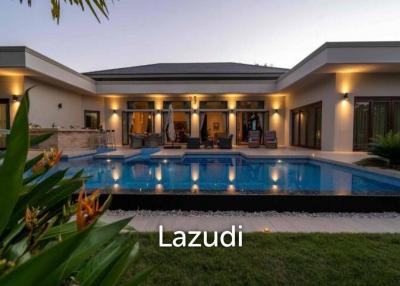 Truly Beautiful Luxury Pool Villa For Sale Single-Level Resort Home Features Beautiful Lotus Pond