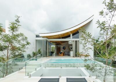Stylish Modern Contemporary Pool Villa