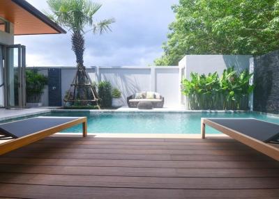 The beautiful tropical luxury designed villa