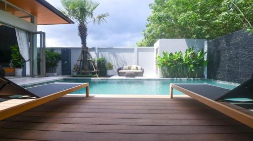 The beautiful tropical luxury designed villa