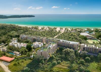 Beachfront condominium with spanning sea views