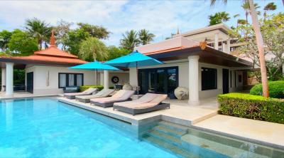 The private luxury pool villas and residences