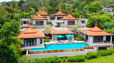 The private luxury pool villas and residences