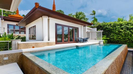 The private luxury pool villas and residences