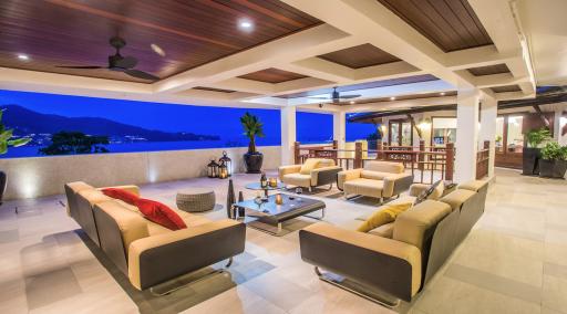 The endless panoramic degree sea view villa