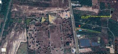 5 Rai 1 Ngaan 4.6 Sq. Wah of Prime Commercial Land for Sale on Mittraphap Road, Nong Khai, Thailand