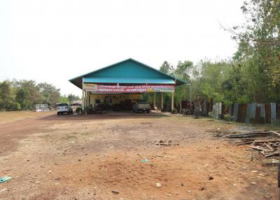 5 Rai 1 Ngaan 4.6 Sq. Wah of Prime Commercial Land for Sale on Mittraphap Road, Nong Khai, Thailand