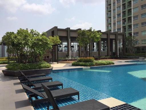 For Rent 1 Bedroom Condo Lumpini Park Rama 9 Only 5 minutes from MRT Rama 9