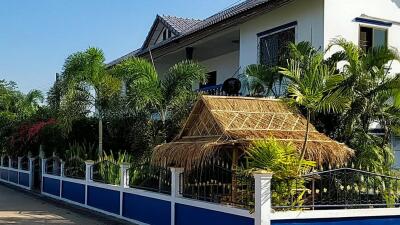 Unique 2 Storey Home For Sale on Mekong River Frontage, Phon Phisai, Nong Khai, Thailand