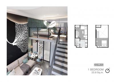 Sale 1 Bedroom Duo Space @ Park Origin Chula-Sam Yan.