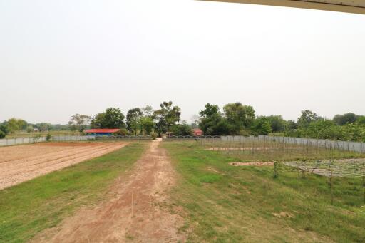 A 2 Storey, 3 BRM, 3 Bath Home For Sale with 16+ Rai For Sale in Nong Han, Udon Thani Province, Thailand.