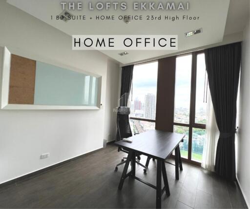 1 Bedroom Suite with Home Office Room For Rent @ The Lofts Ekkamai