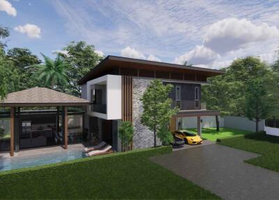 4 Bedroom Pool Villa for Sale Near Boat Avenue, Phuket